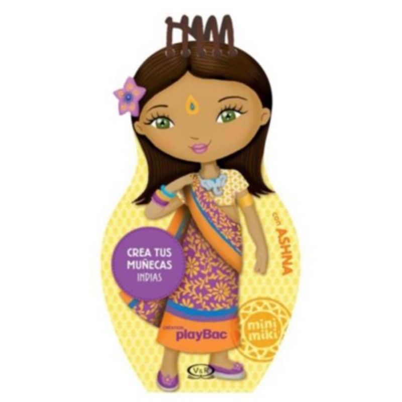 VERGARA Y RIBA - Mini Miki Crea Tus Muñecas Indias Con Ashna