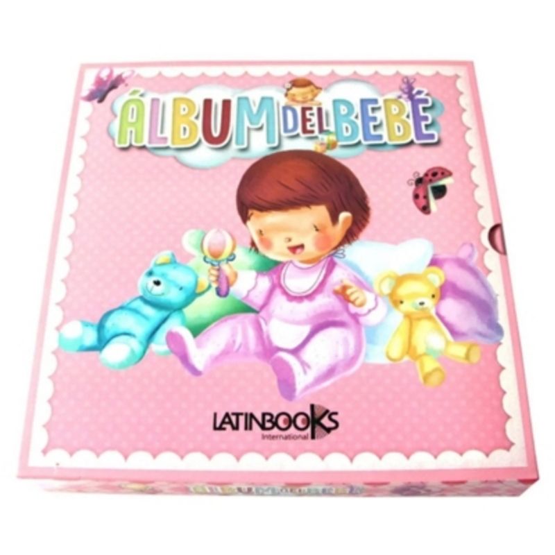 LATINBOOKS - Álbum Del Bebé - Rosado