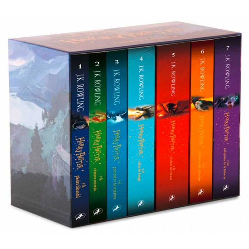 SALAMANDRA - Coleccion Completa Libros Harry Potter - 7 Libros + Estuche Coleccion