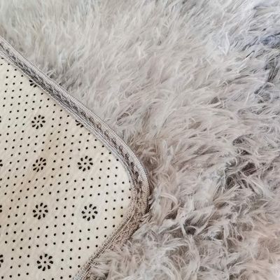 Imagen 2 del producto Bajada De Cama Peluda Alfombra Gris Claro Jaspeado