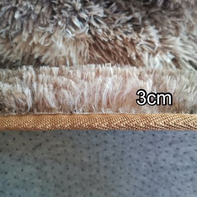 Imagen 2 del producto Bajada De Cama Peluda Alfombra Beige Jaspeada