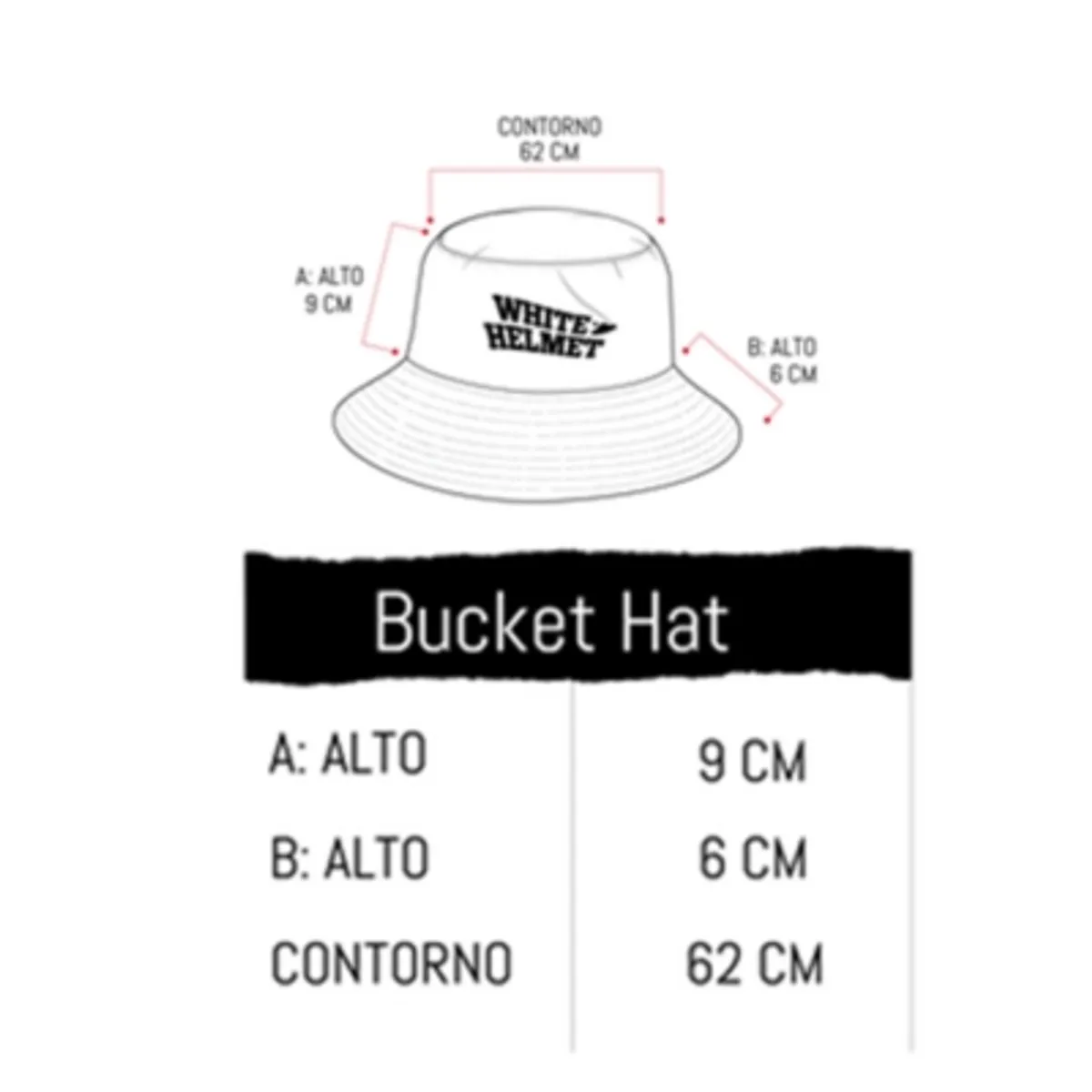 WHITE HELMET - Bucket Hat - Bucket Candy