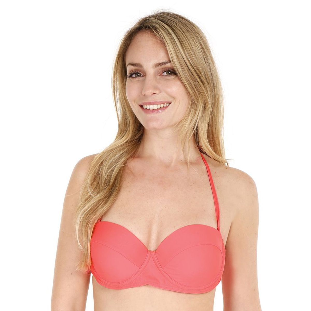 H2O WEAR - Traje de Baño Top Balcony Mujer H2O Wear Coral - Naranjo