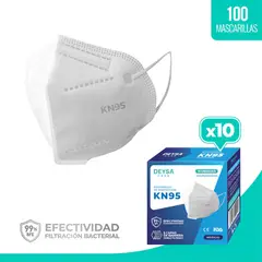 DEYSA CARE - Mascarillas Kn95 De 10 Un, 10 Cajas (100 Un)
