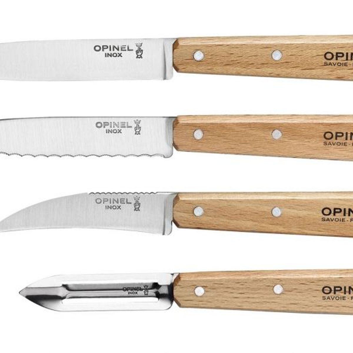 OPINEL - Cuchillos Opinel N°112 Los escenciales - 4 unidades OPINEL
