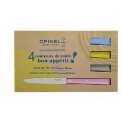 OPINEL - Cuchillos N°125 Mesa countryside - 4 unidades