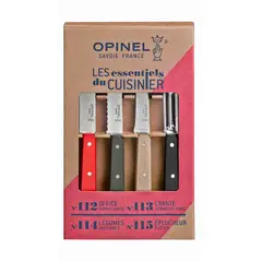 OPINEL - Cuchillos N°112 Los escenciales Loft - 4 unidades
