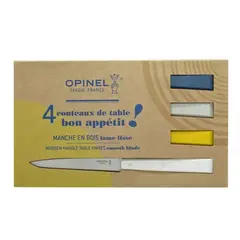 OPINEL - Cuchillos N°125 Mesa celeste - 4 unidades