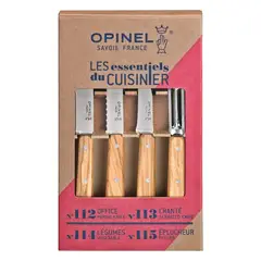 OPINEL - Set cocina escenciales madera olivo
