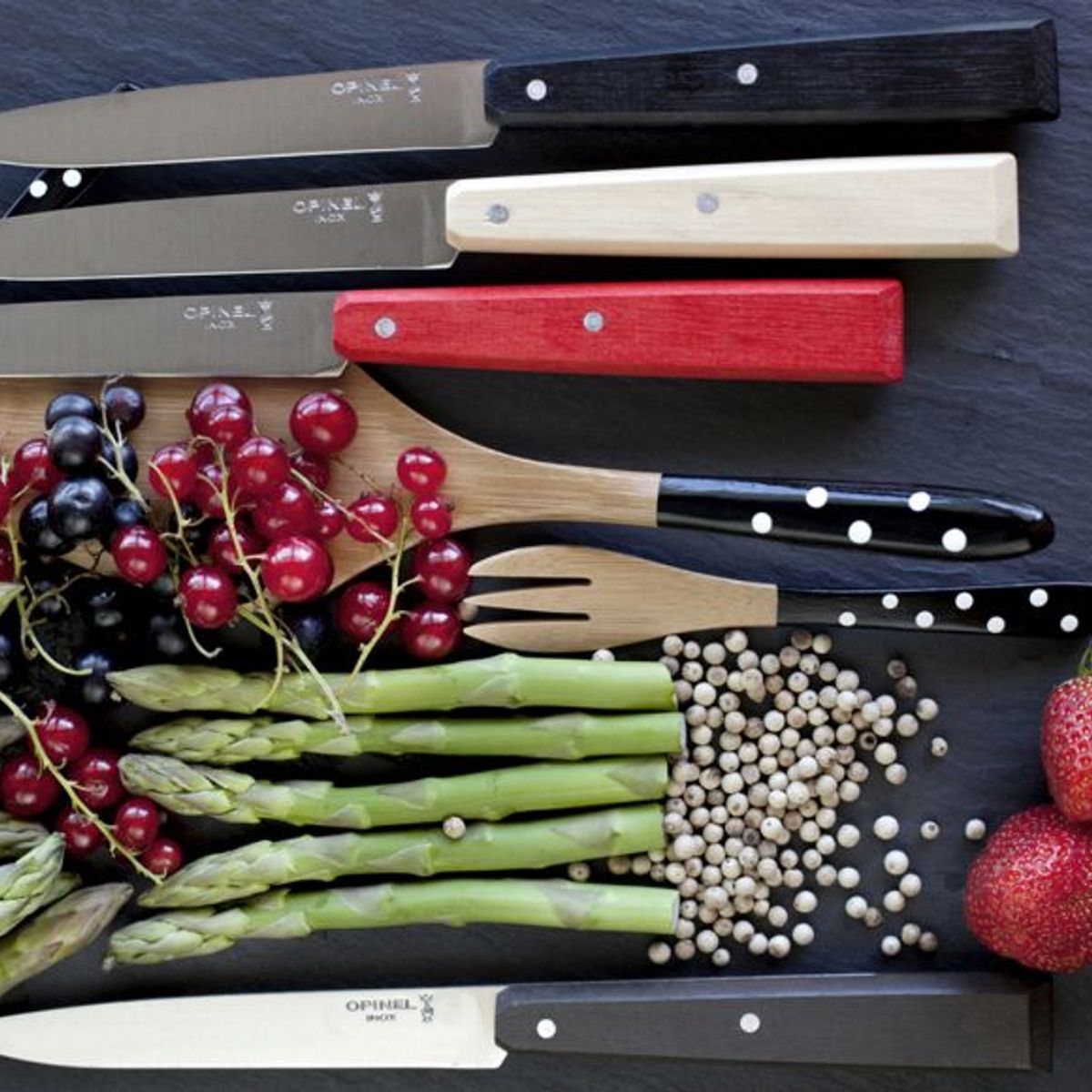 OPINEL - Cuchillo Opinel de mesa Bon Appetit gris - Gris