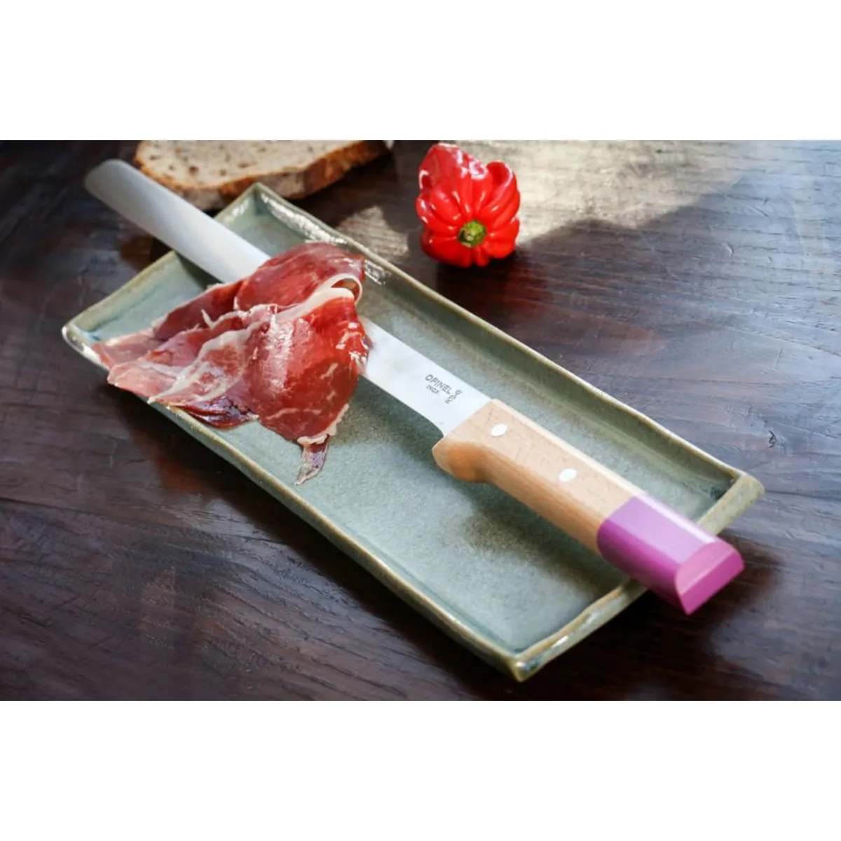 OPINEL - Cuchillo Carpaccio N°123 POP morado OPINEL