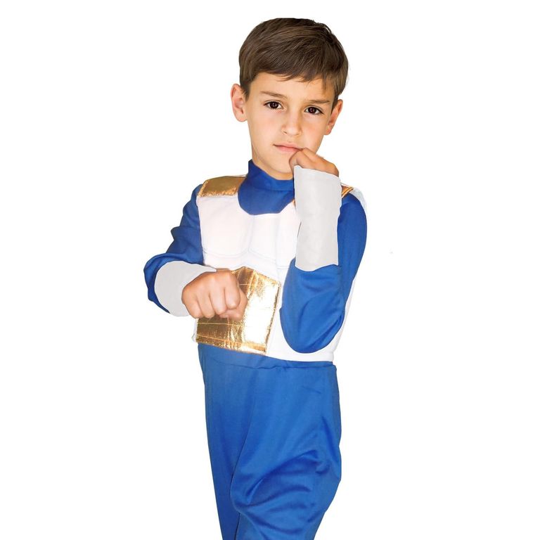 Disfraz Vegeta 8-9 Anos Dragon Bal Pronobel Azul ...
