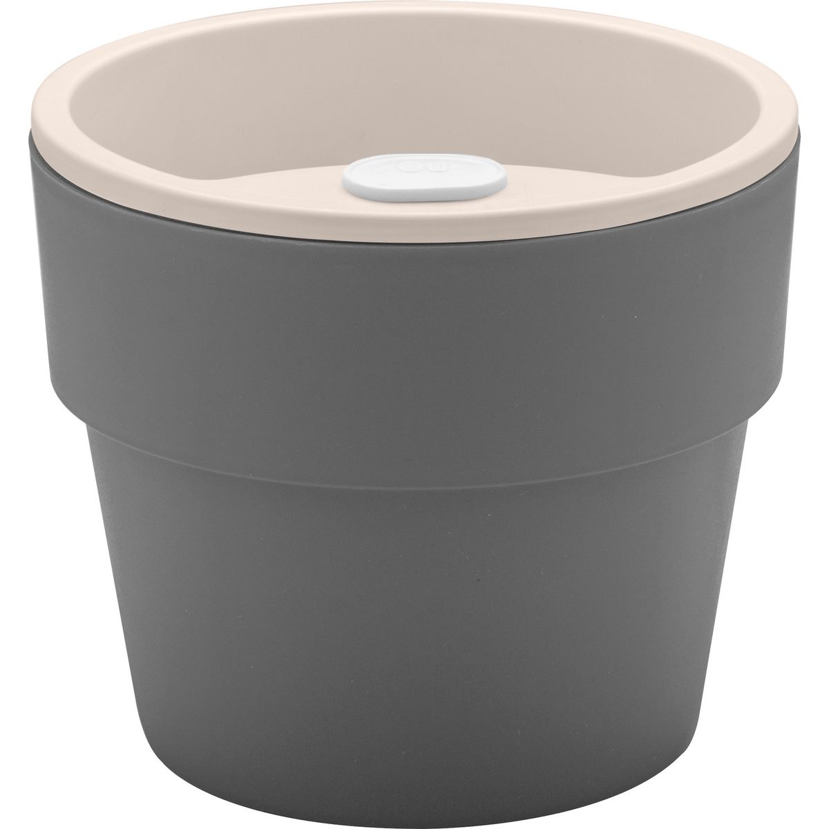 OU - Macetero Autorriego Gris  16 x 14 cm