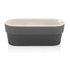 OU - Maceta Macetero huerta auto riego gris 1,75 lt