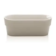 OU - Maceta Macetero huerta auto riego beige 1,75 lt