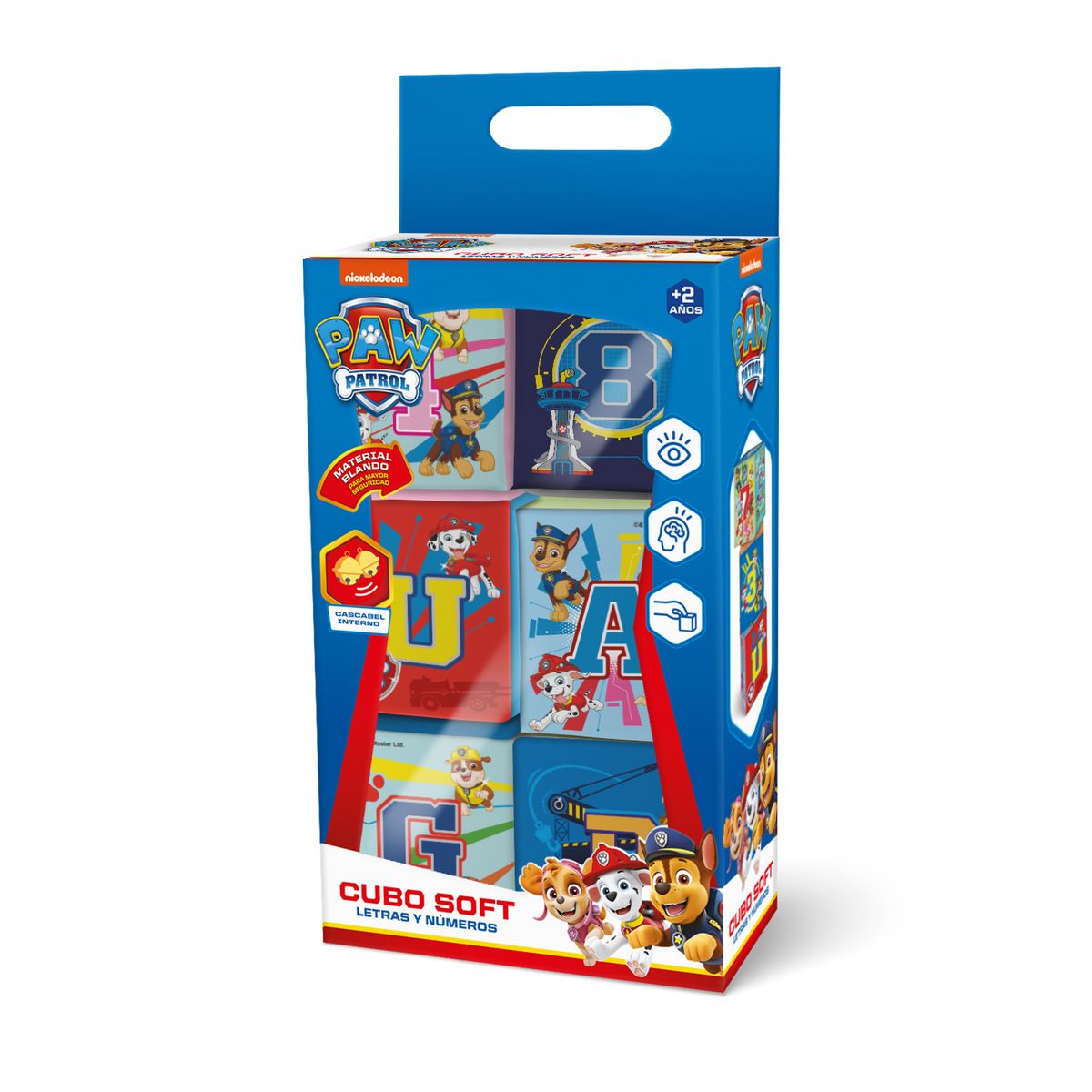PAW PATROL - Cubo Soft Letras Y Numeros Paw Patrol Pronobel