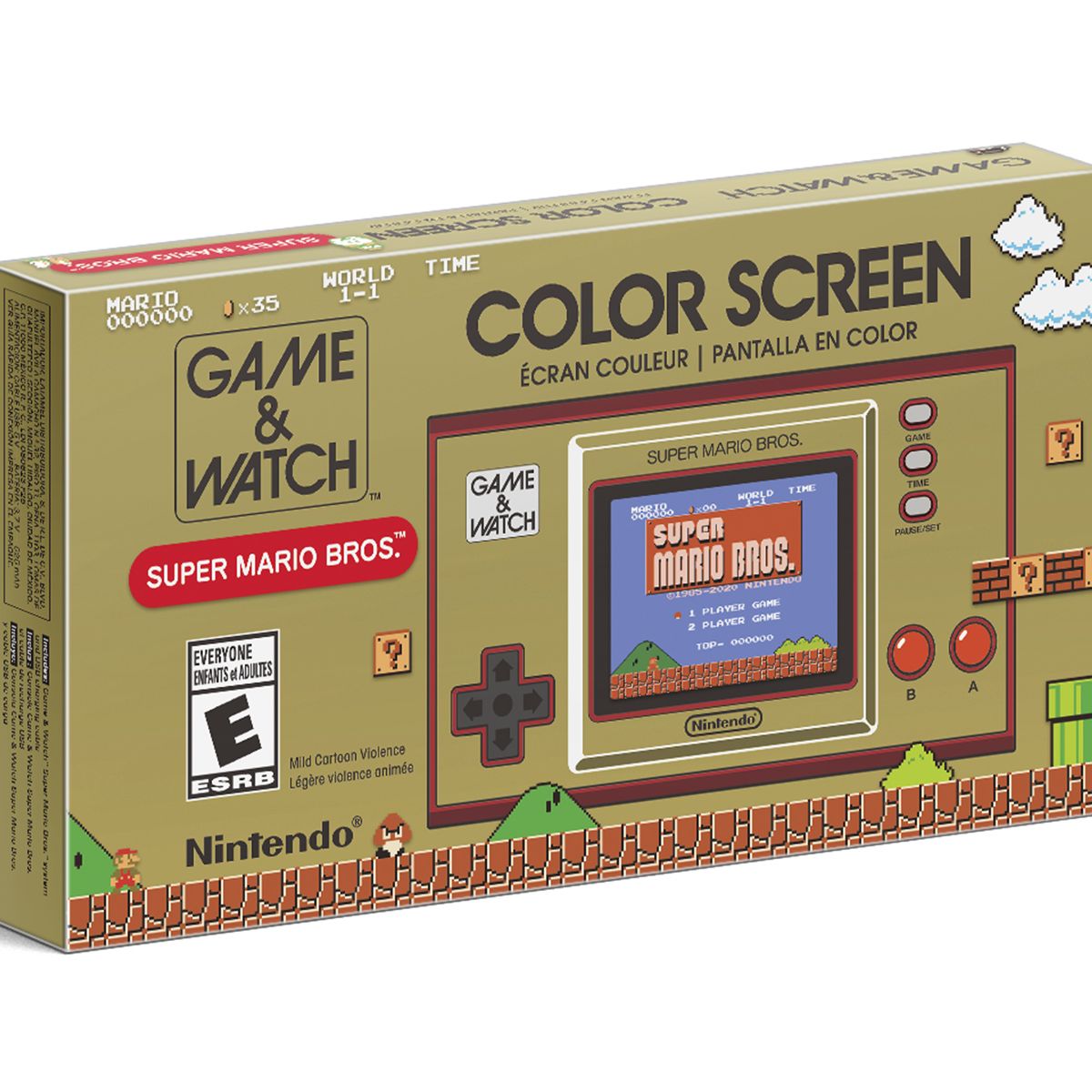 NINTENDO - Consola Nintendo Game Watch Super Mario Bros
