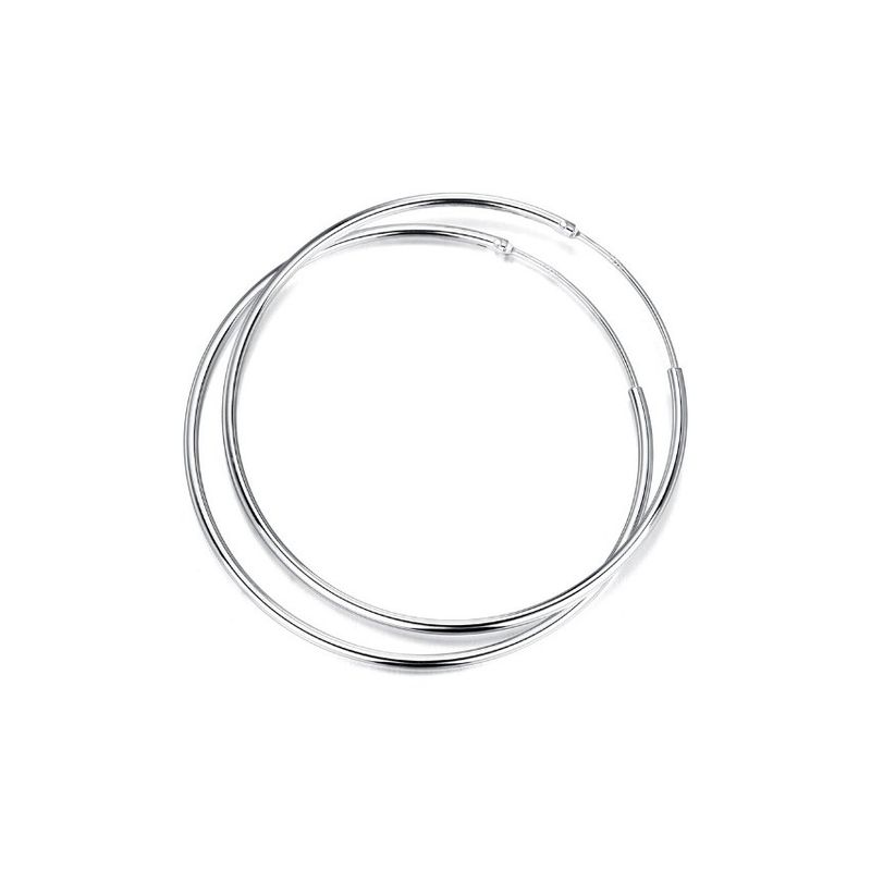 MABELITA - Aros De Plata 925 Argollas 30mm Mabelita