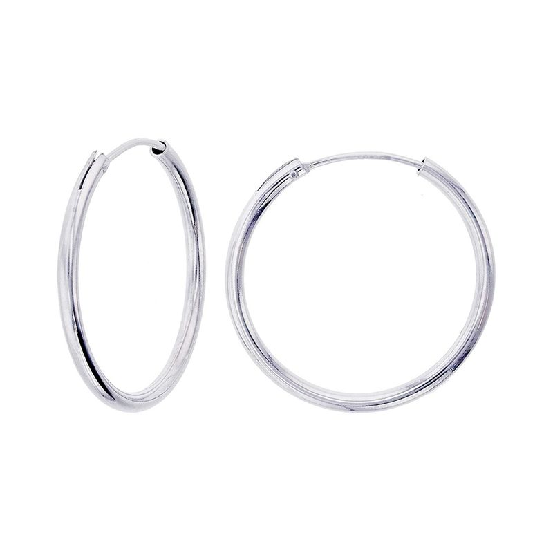 MABELITA - Aros de plata 925 Argollas 20 mm
