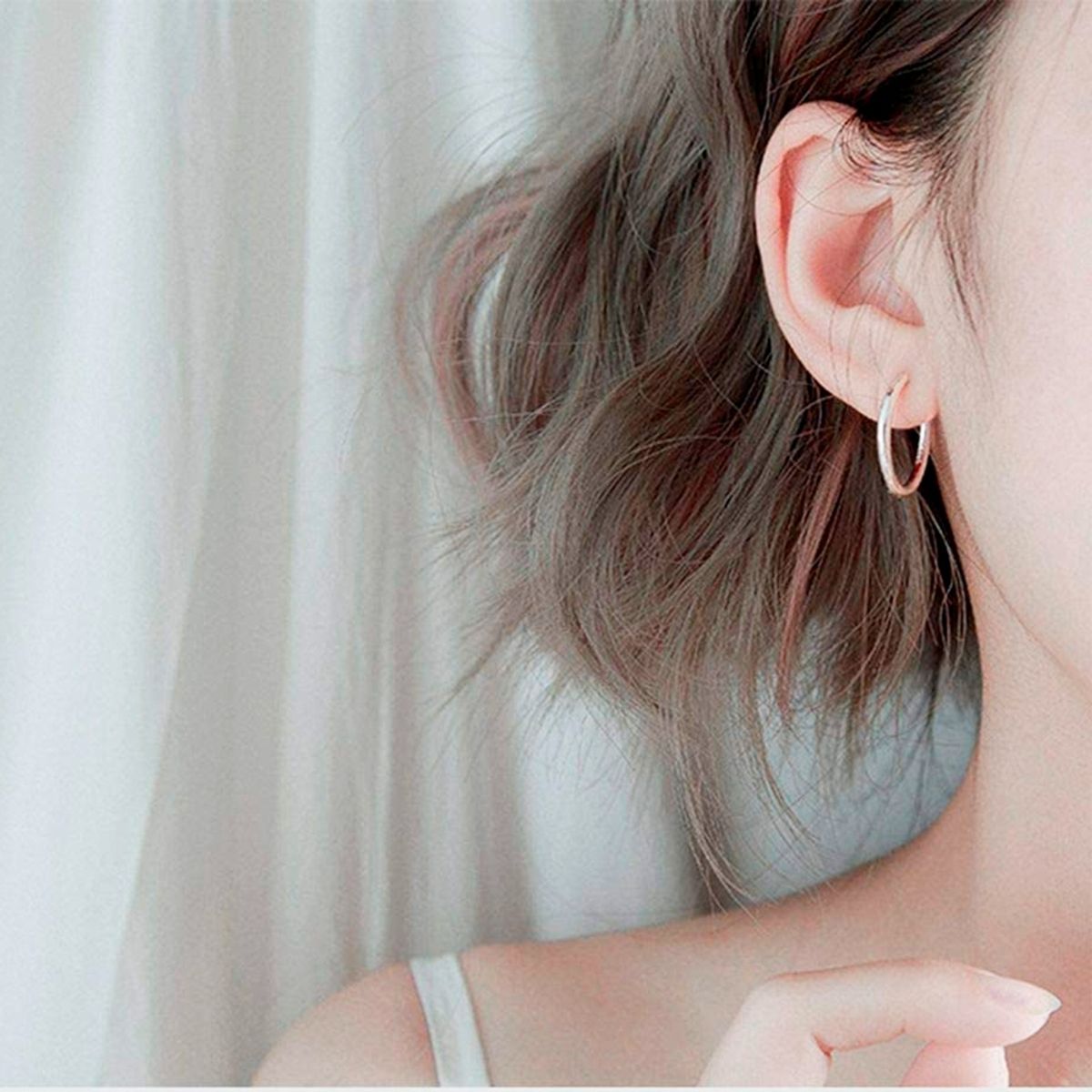 MABELITA - Aros de plata 925 Argollas 20 mm