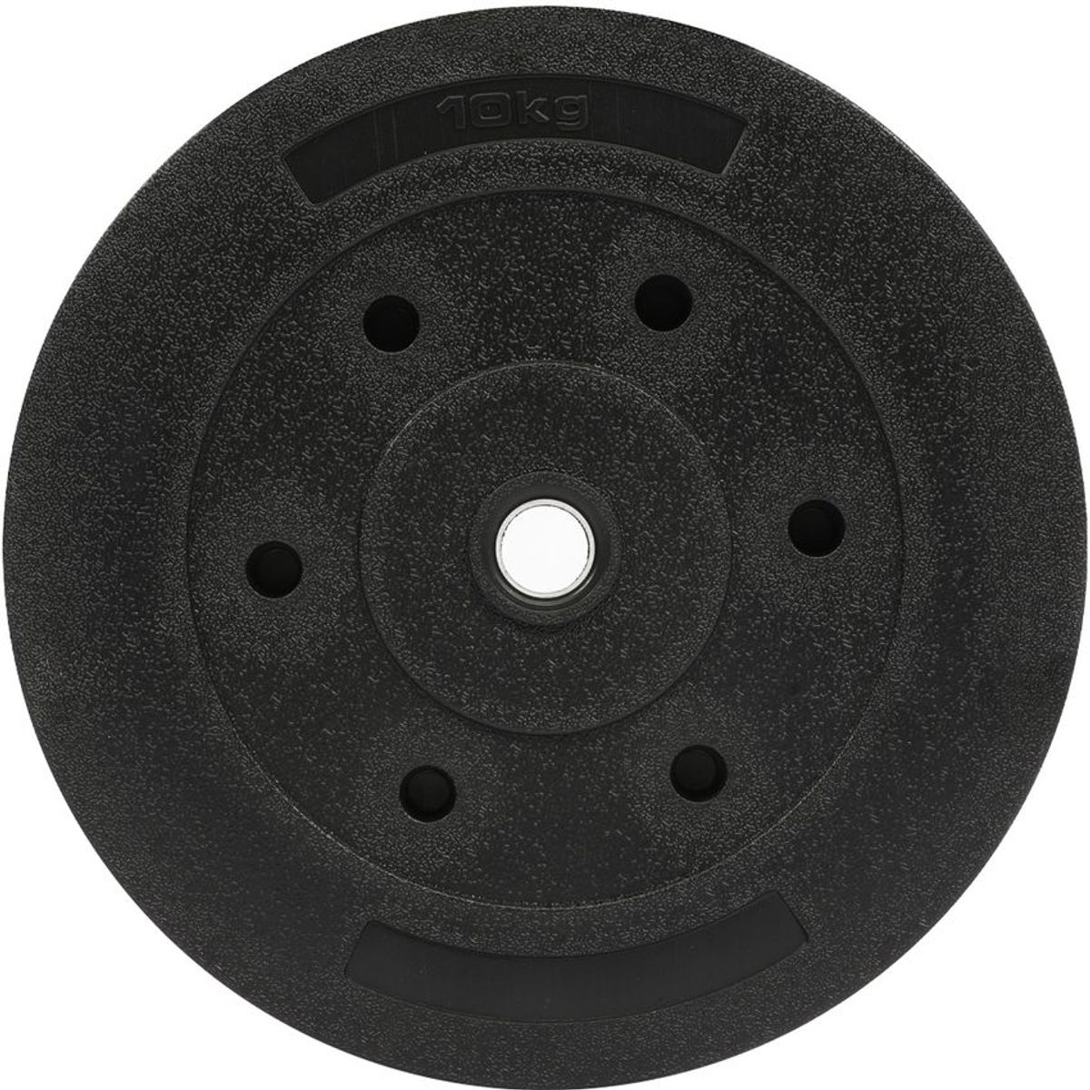 ATLETIS - Disco de Cemento 10 Kg para Barra PVC Negro