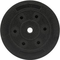 Disco de Cemento 10 Kg para Barra PVC Negro