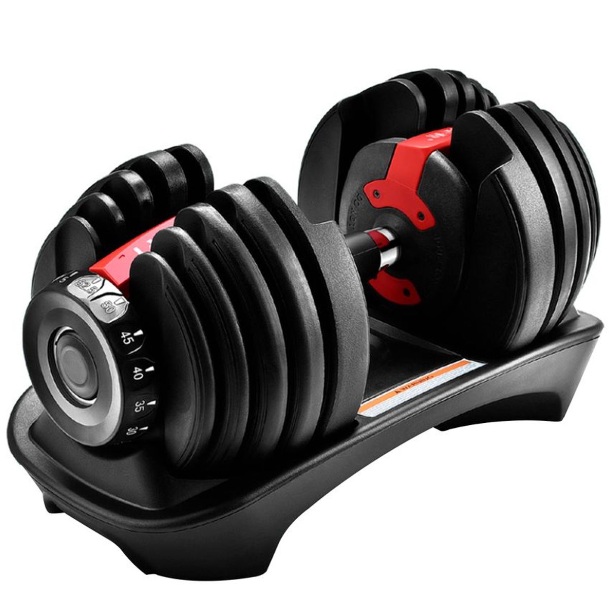 ATLETIS - Mancuerna Ajustable Automática 24 Kg Rojo