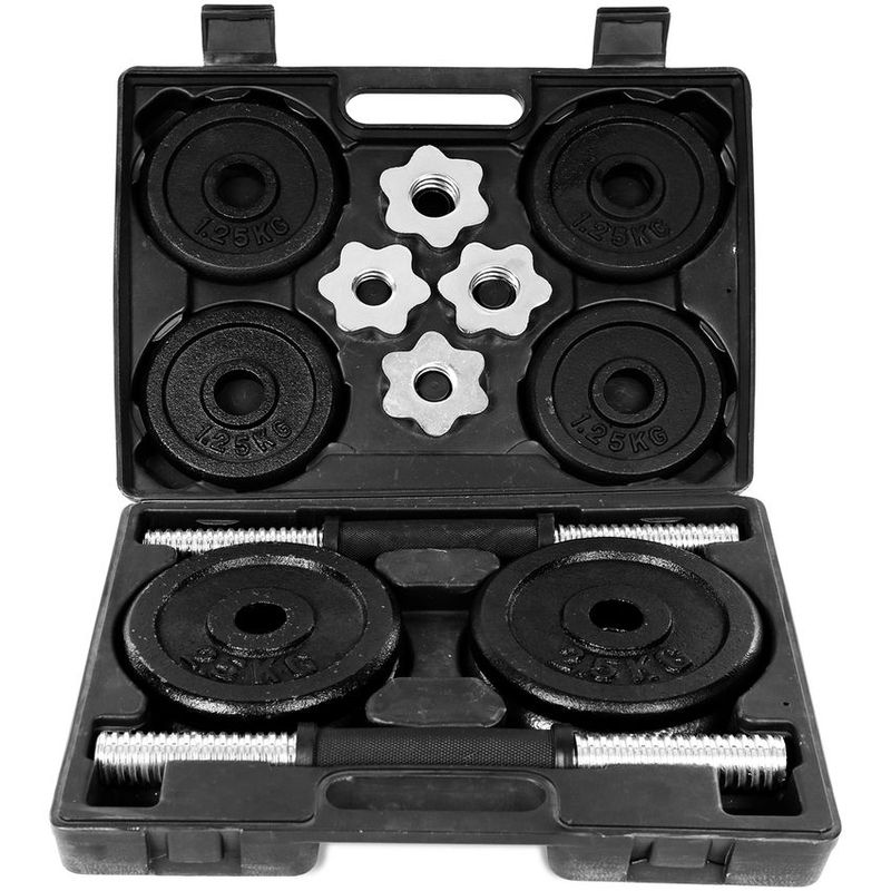 ATLETIS - SET MANCUERNAS DE METAL 20 KG