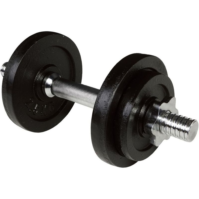 ATLETIS - SET MANCUERNA DE METAL 10 KG