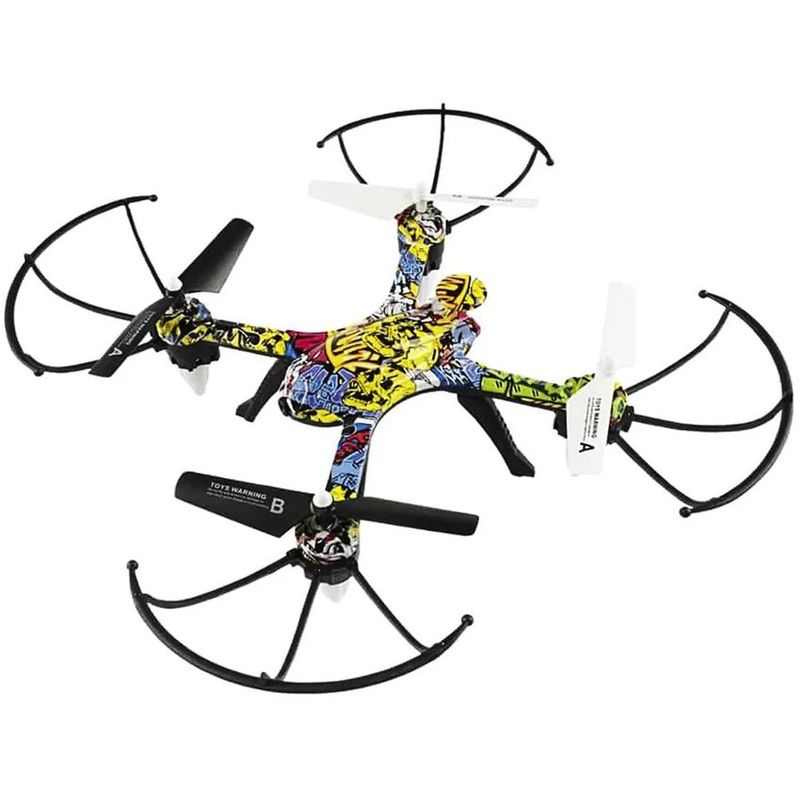 ASIAMERICA - Drone Royal Generation Graffiti H235 Con Cámara Hd Wifi Fpv
