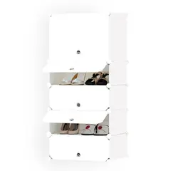 INSPIRACCI - CLOSET ZAPATERO 19x37x111 CM MODULAR BLANCO