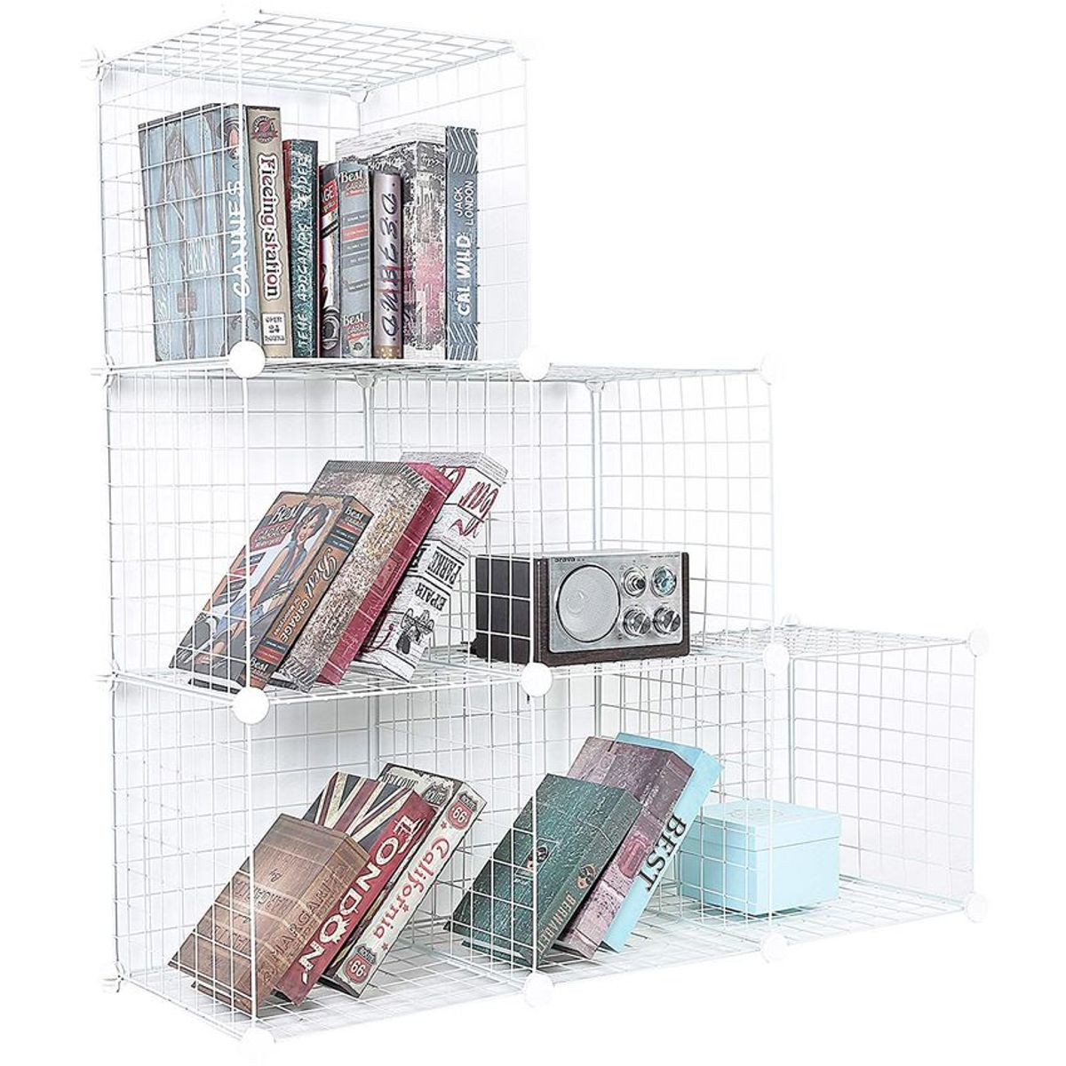 INSPIRACCI - Estante Metal 6 Cubos Blanco…