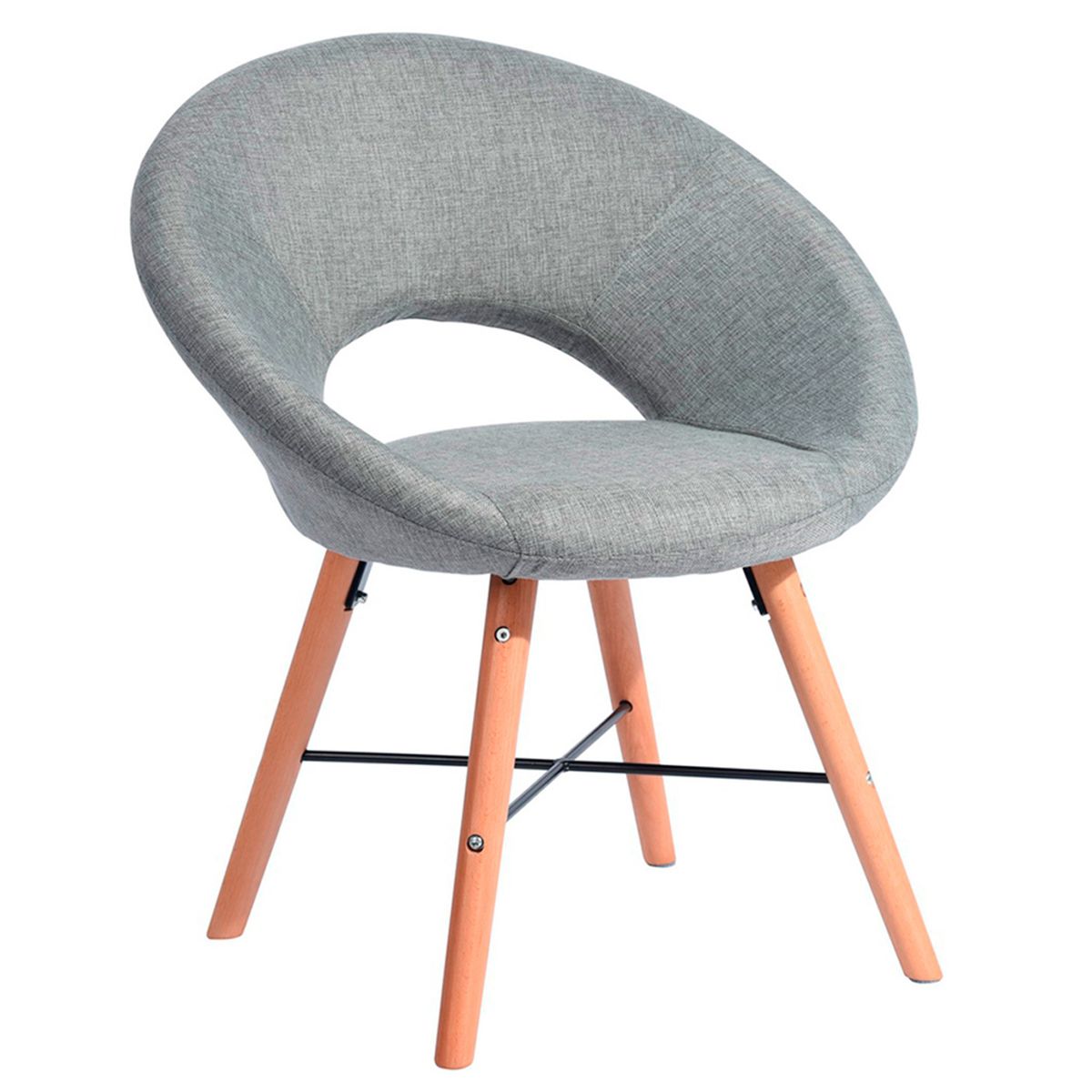 NOVAHUS - Silla de Comedor Tela - Gris.