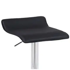 NOVAHUS - Pack de 2 Pisos de Bar Ajustables Negro