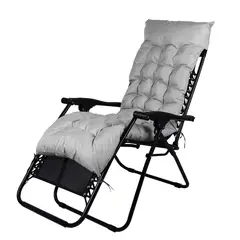 NOVAHUS - Reposera Plegable con Acolchado Gris