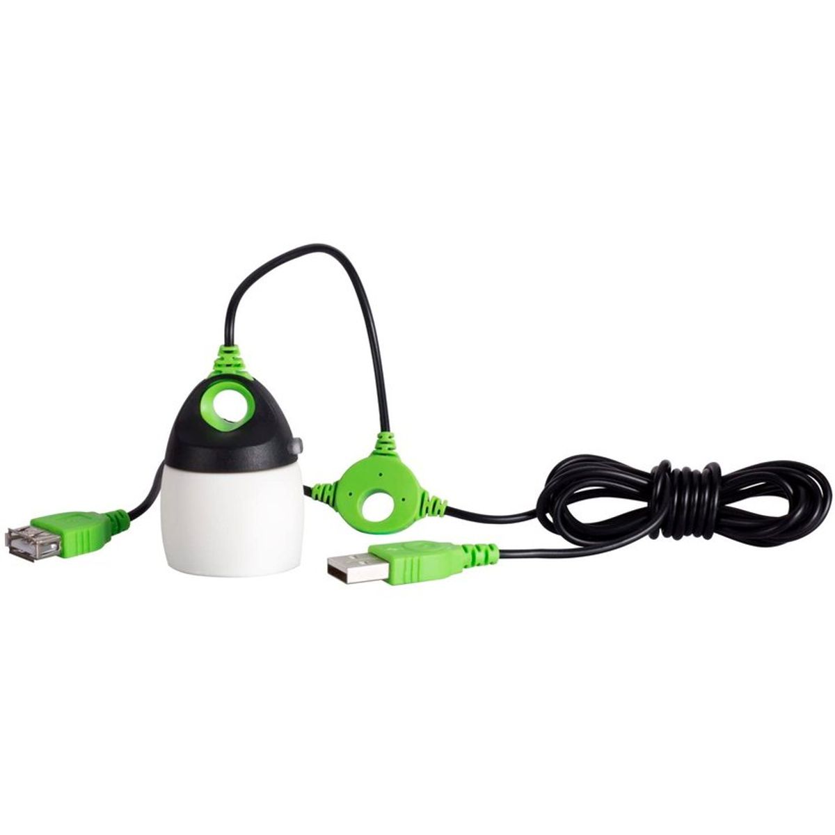 GENERICO - Lámpara luz led y usb outdoor camping blanco