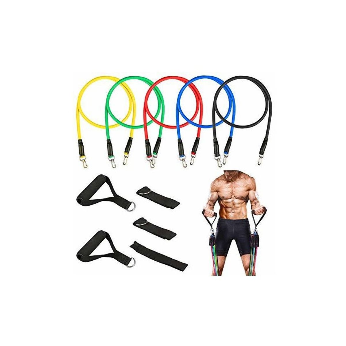 CRUSEC - Set De Ligas Y Bandas De Resistencia Entrenamiento Gym