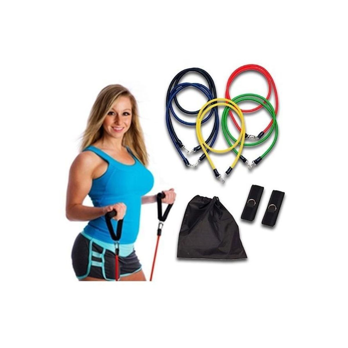 CRUSEC - Set De Ligas Y Bandas De Resistencia Entrenamiento Gym