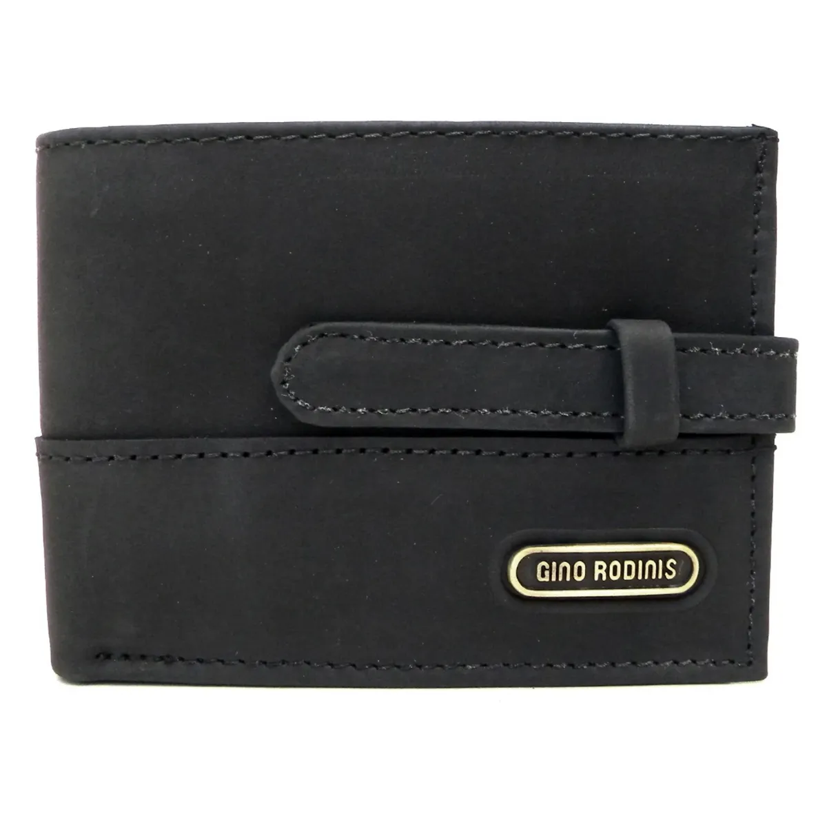 GINO RODINIS - Billetera Hombre Graso 105ng Negro Gino Rodinis