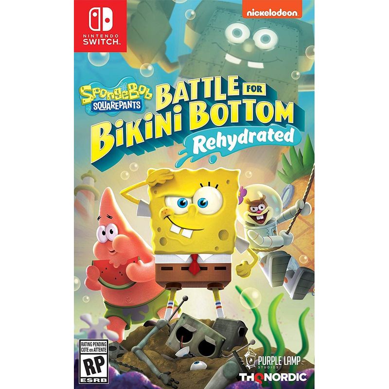 NINTENDO - Bob Esponja Battle For Bikini Bottom Rehydrated Sw