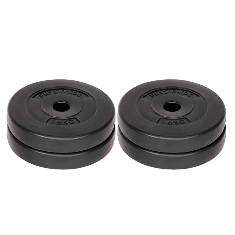 GENERICO - Set De Barra Recta 1.2 Mt + 20 Kg En Discos