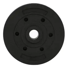 ATLETIS - Disco de Cemento 1 Kg para Barra PVC Negro