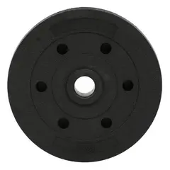 ATLETIS - Disco de Cemento 2 Kg para Barra PVC Negro