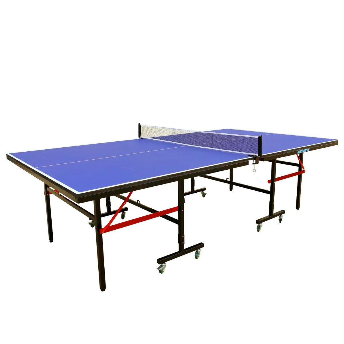 ATLETIS - Mesa de Ping Pong Plegable Profesional Azul