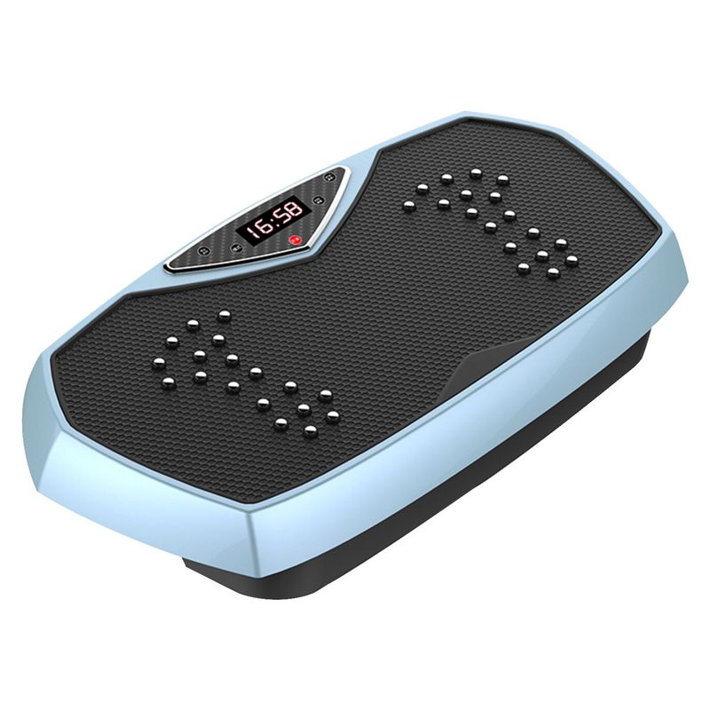 ATLETIS - Plataforma Vibratoria Pro Con Pantalla Led Celeste