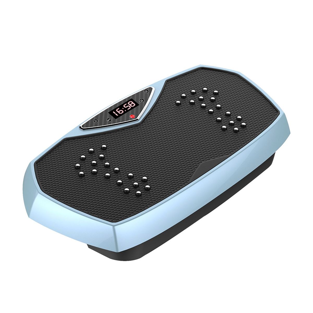 KEMILNG - Plataforma Vibratoria Pro Con Pantalla Led Celeste