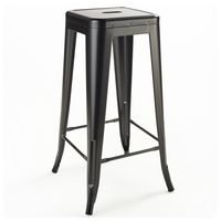 Piso de Bar Metal Tolix Negro