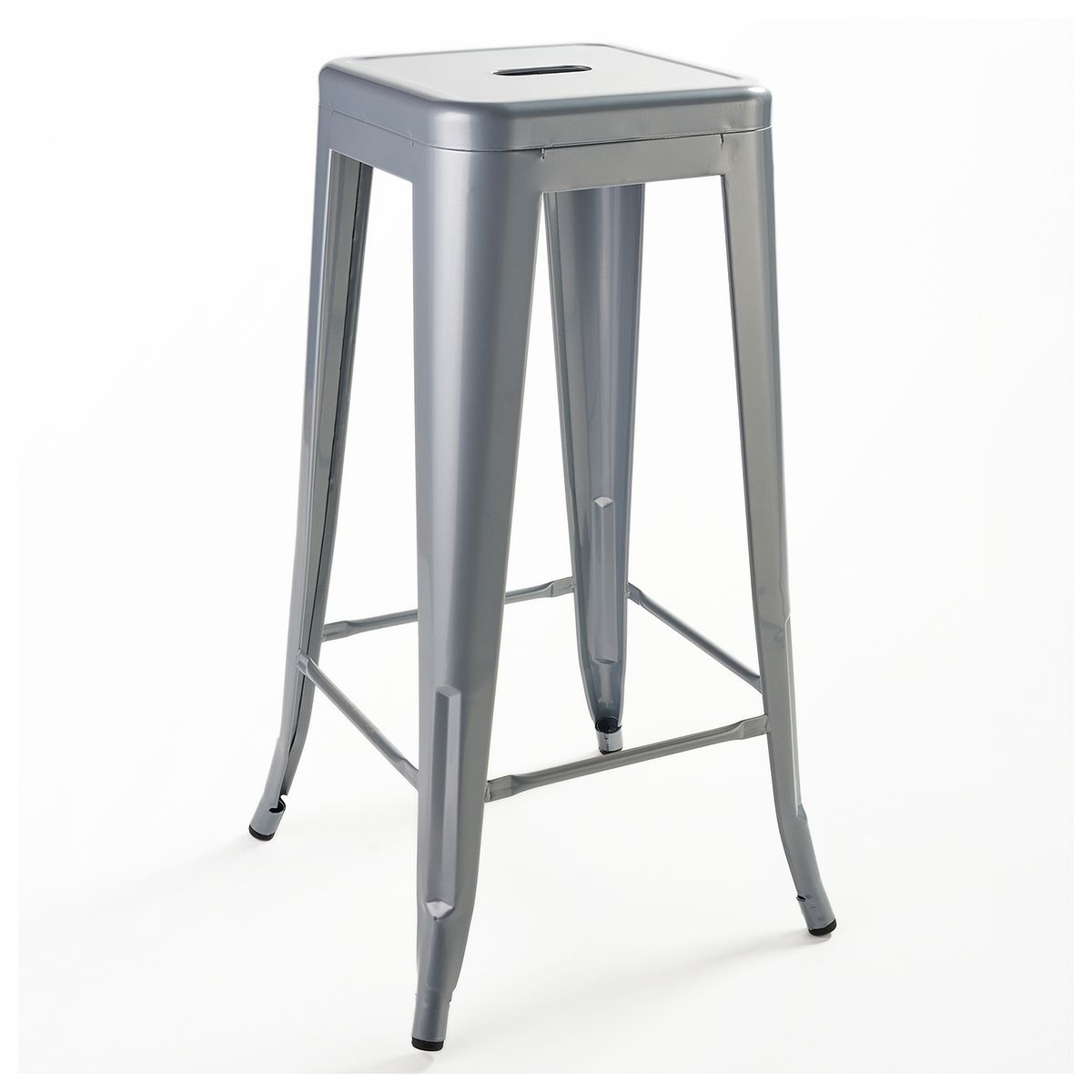 NOVAHUS - Piso de Bar Metal Tolix Gris