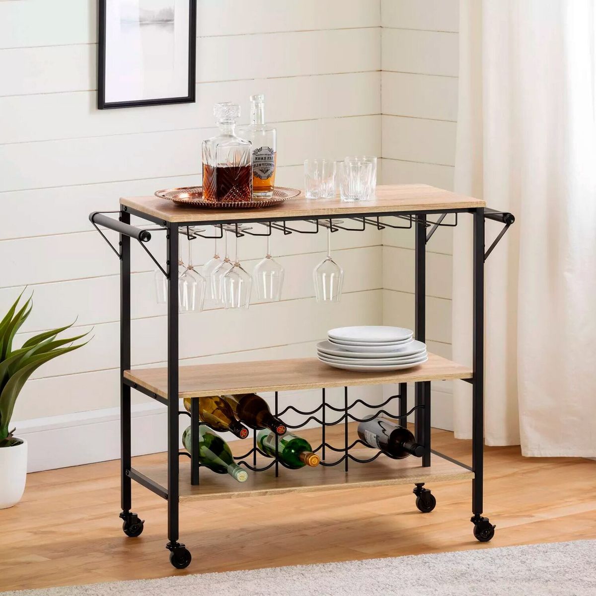 NOVAHUS - CARRO DE BAR 3 NIVELES