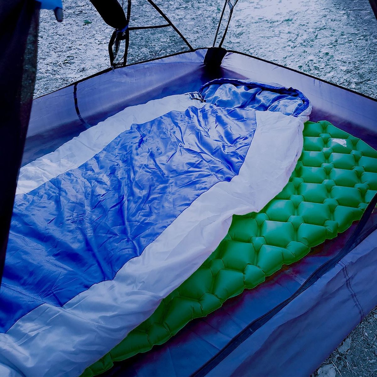 RUTTA - Colchoneta Inflable Outdoor Camping Verde